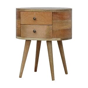 IN862 - Rounded Bedside Table-