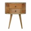 IN862 - Rounded Bedside Table-IN862-