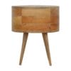 Rounded Bedside Table