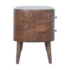Chestnut Rounded Media Unit