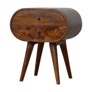IN903 - Chestnut Circular Bedside-