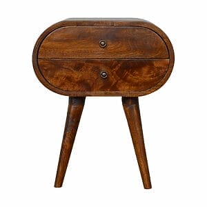 IN903 - Chestnut Circular Bedside-IN903-