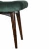 Emerald Velvet Deep Button Bench
