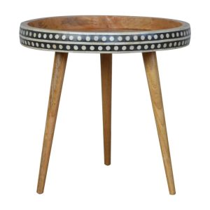 IN952 - Pattterned Nordic Style End Table-IN952