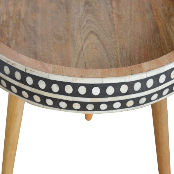 IN952 - Pattterned Nordic Style End Table