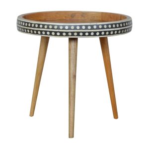 IN952 - Pattterned Nordic Style End Table
