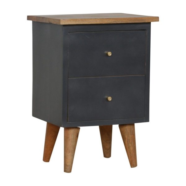 Midnight Blue Hand Painted Bedside