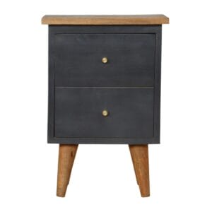 IN974 - Midnight Blue Hand Painted Bedside-IN974-