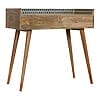 IN982 - Bone Inlay Gallery Back Console Table-