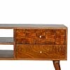 IN993 - Tile Carved Chestnut TV Unit-IN993