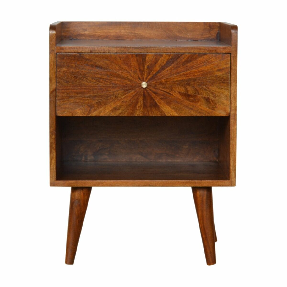 IN997 - Sunrise Patterned Chestnut Bedside-IN997-