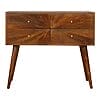 IN999 - Sunrise Patterned Chesnut Console Table-IN999-