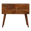 IN999 - Sunrise Patterned Chesnut Console Table-IN999-