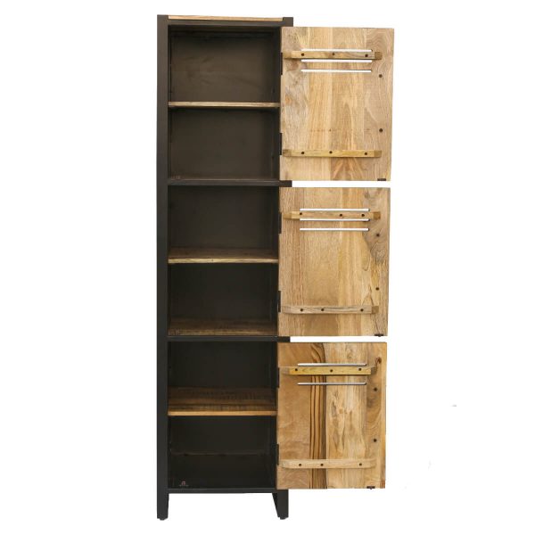 Indus Mango Wood Single Locker Cabinet 48x48x180cm