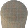 Multi Tweed Round Footstool-IN333