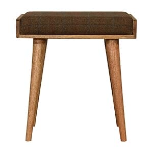 Multi Tweed Tray Style Footstool 35x50x52cm-IN1598