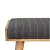 Pewter Tweed Tray Style Footstool 35x50x52cm-artisan-furniture-IN1650