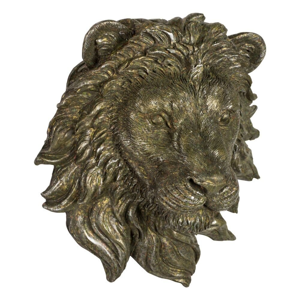 Smaller Wall Mounted Lion Head-BKJ065