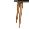 Teal Velvet Tray Style Footstool 35x50x52cm